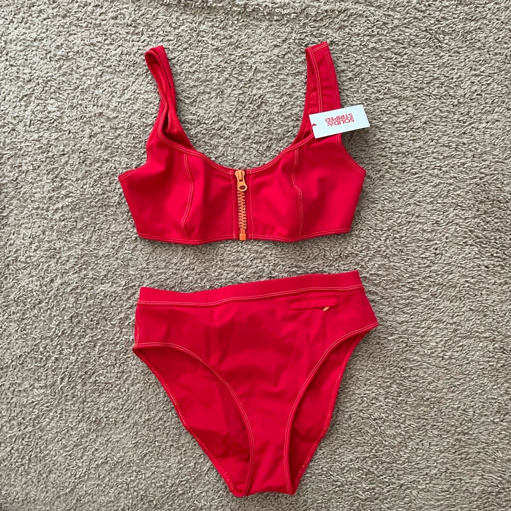 - Solid & Striped Charley Two Piece Bikini Swimsuit